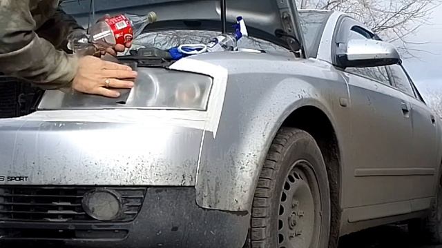 Как быстро в домашних условиях освежить фары автомоби