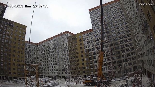 SCM P360. ДЕМОНТАЖ башенного крана.