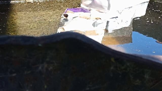затопление Титаника из картона