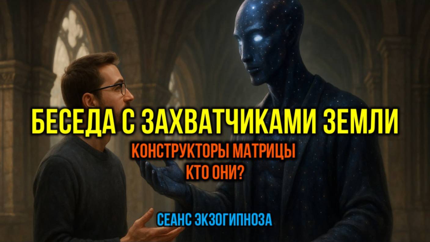 БЕСЕДА С ЗАХВАТЧИКАМИ ЗЕМЛИ: КОНСТРУКТОРЫ МАТРИЦЫ — КТО ОНИ? СЕАНС ЭКЗОГИПНОЗА