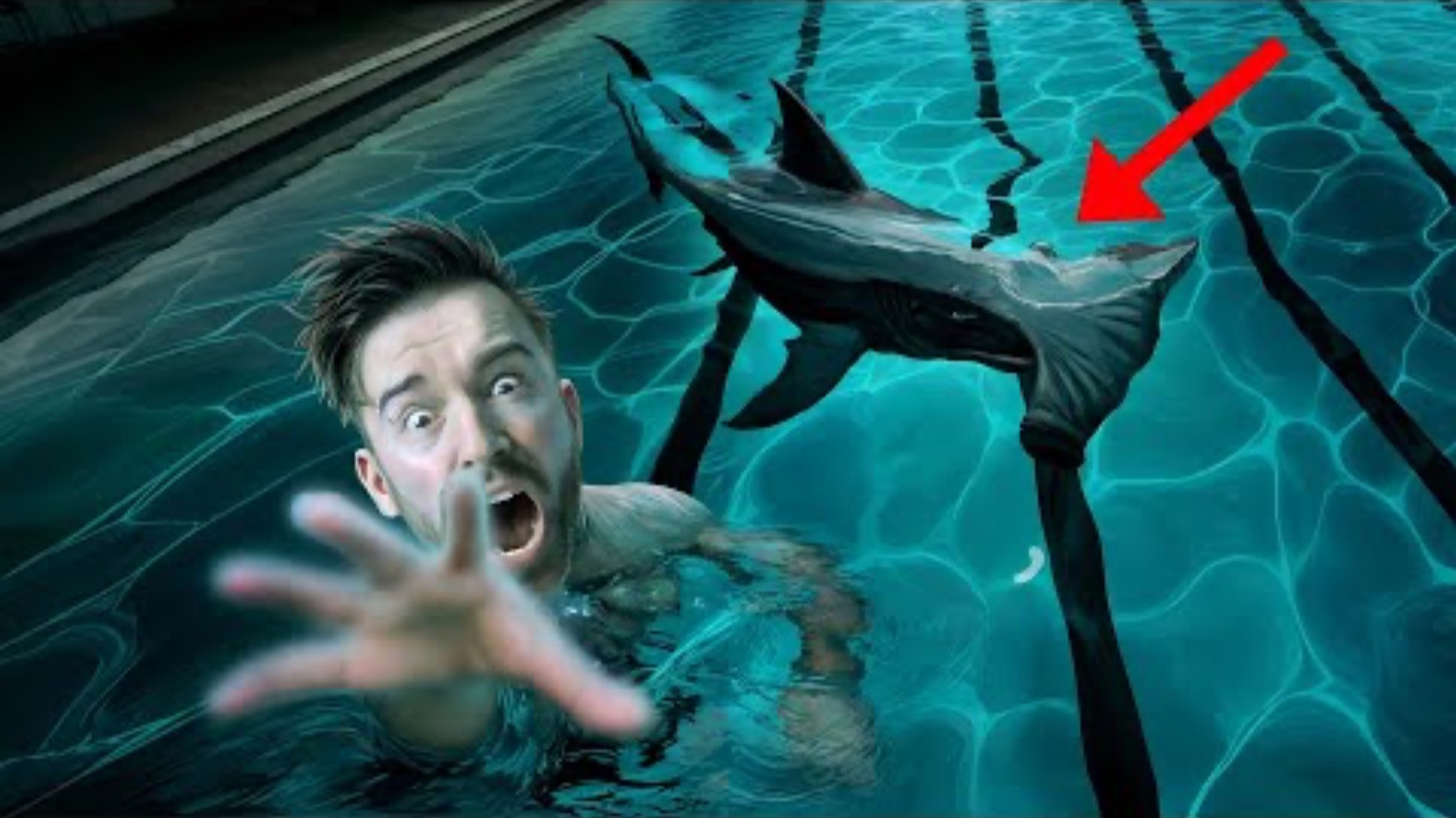 УЖАСАЮЩИЙ ХОРРОР В БАССЕЙНЕ С АКУЛОЙ в Sharks and Minnows