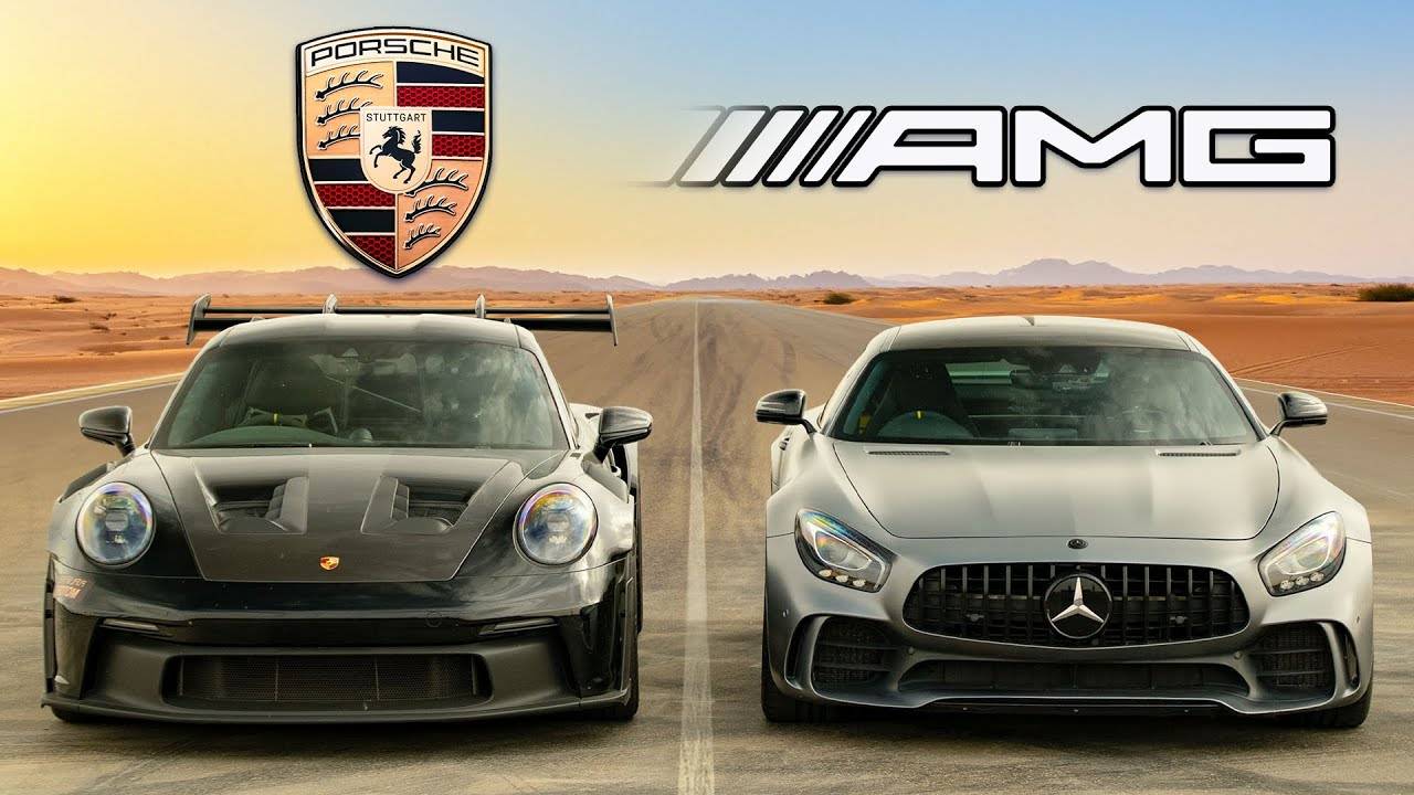 Кто победит в заезде 911 GT3 RS или же AMG GT R?