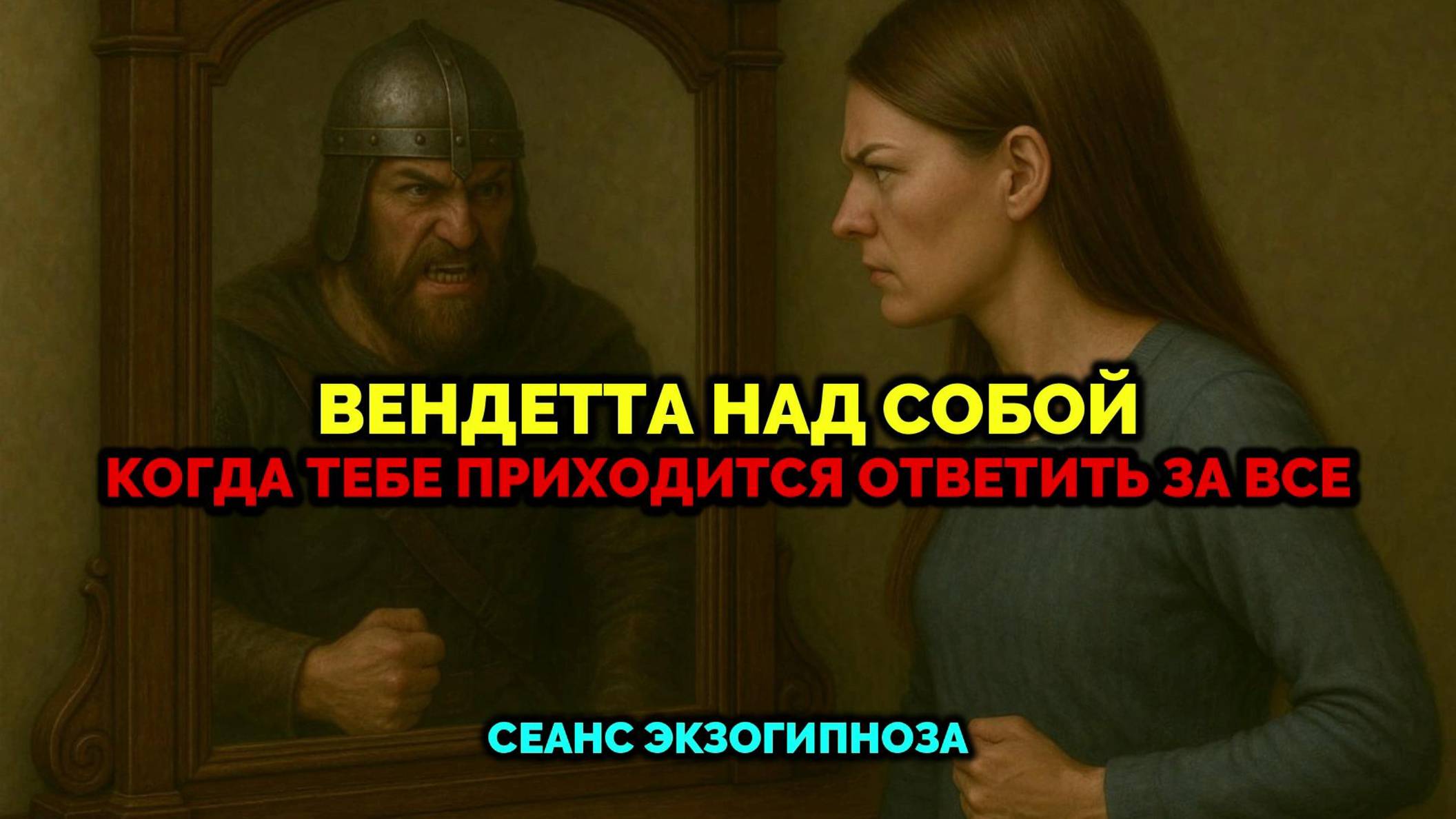 ВЕНДЕТТА НАД СОБОЙ. КОГДА ТЕБЕ ПРИХОДИТСЯ ОТВЕТИТЬ ЗА ВСЁ: СЕАНС ЭКЗОГИПНОЗА