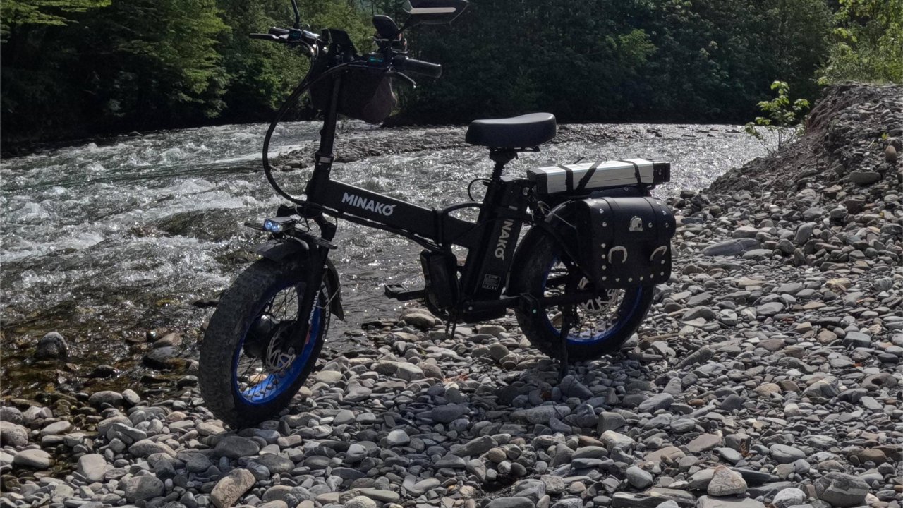 Minanako F10 Dual, 50 км по горам.