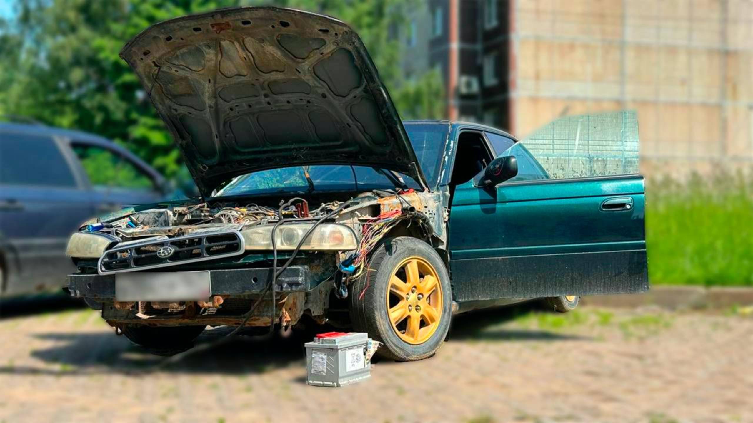 Её отлюбили 8 электриков! А нам целовать - Оживление SUBARU.