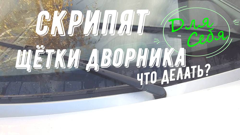 Скрип дворников Как убрать скрип дворников почему скрипят дворники по стеклу