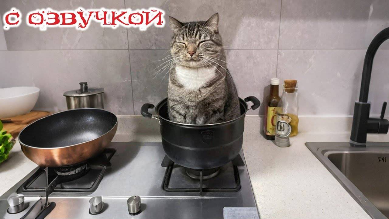 СМЕШНЫЕ КОТЫ!🤗 Смешные- видео-ОЗВУЧКА!🤗СМЕШНОЕ -ВИДЕО😍 Наши любимые смешные животные