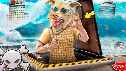Я УСТРОИЛ ГИГАНТСКОЕ ЦУНАМИ В ГТА 5!🤯