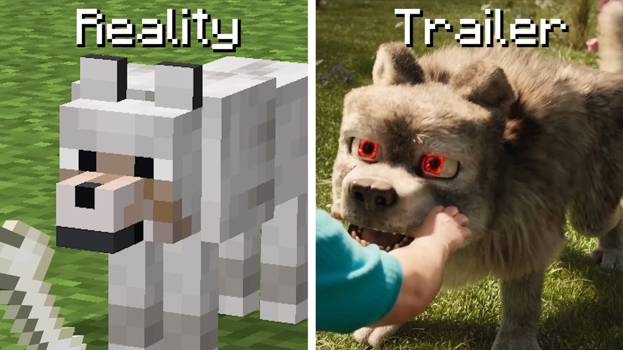 Реальность против Фильма Minecraft