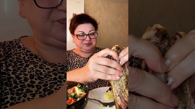 Дожила на пожрать тока косточки/Мукбанг