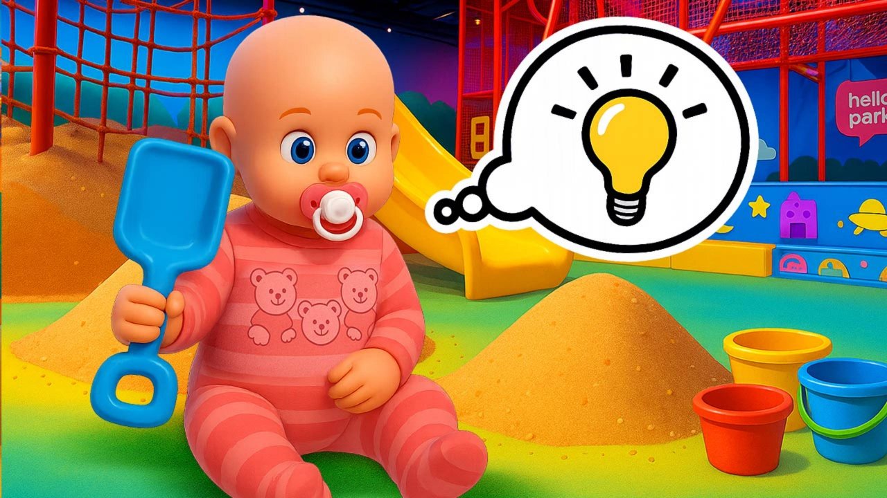 Пупс Аннабель с мамой в Hello Park! Веселый день с Беби Бон - видео для девочек