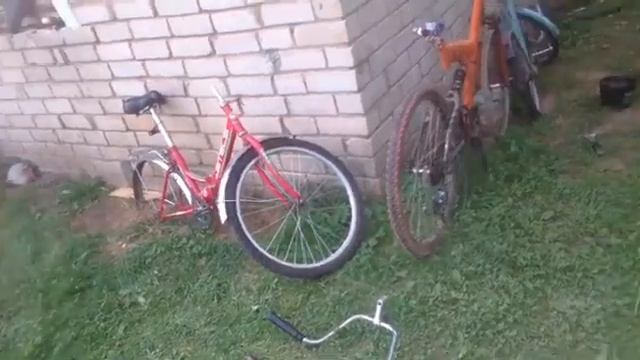 Экстренный ремонт велосипеда дедушки