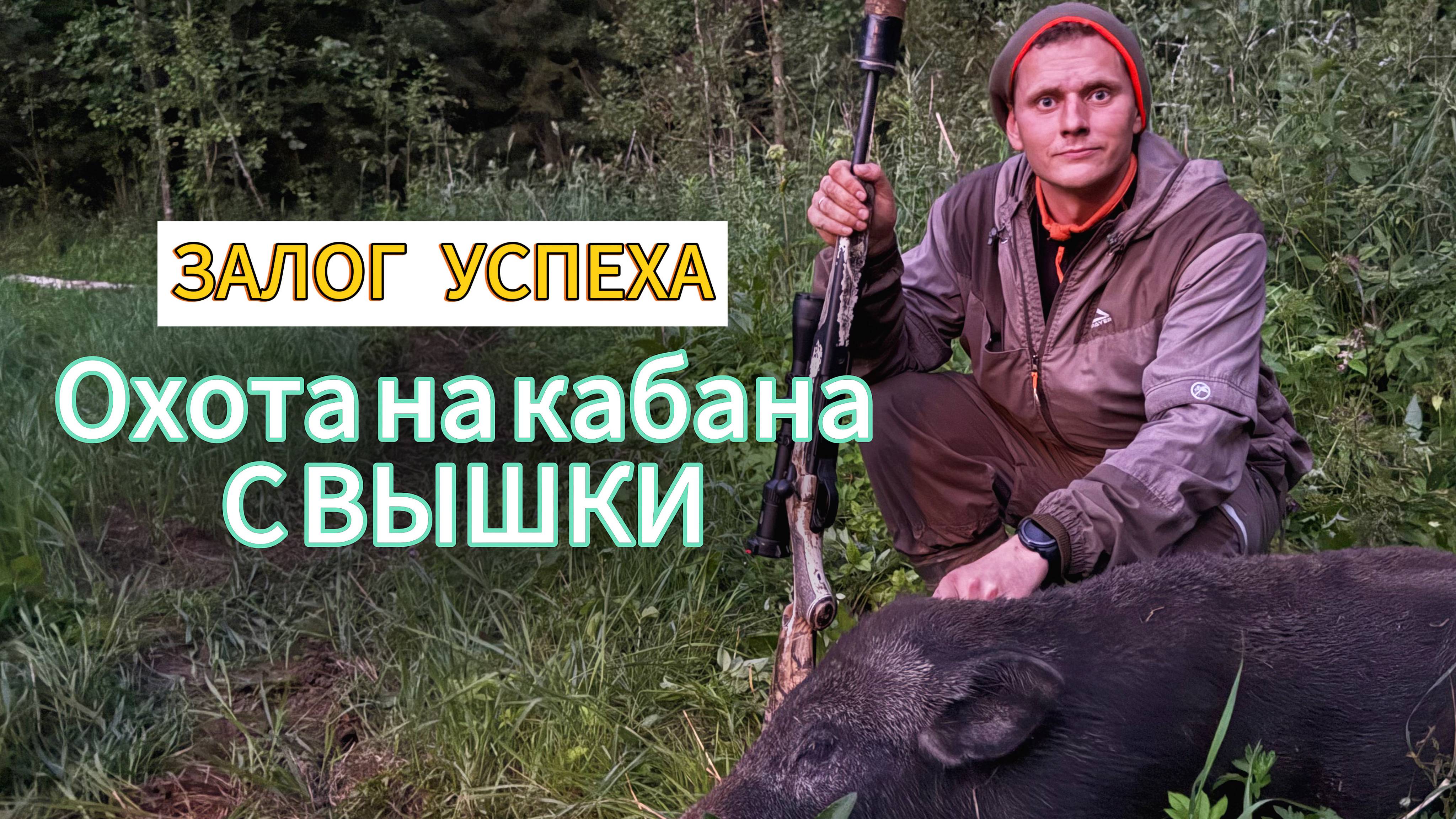 ОХОТА НА КАБАНА С ВЫШКИ, НЕПРОСТО, НО РЕЗУЛЬТАТИВНО!