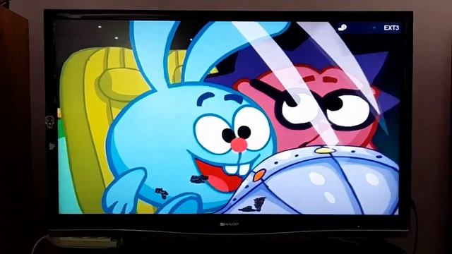 Обзор на DVD-диск Смешарики. Выпуск 4: "Большие гонки".
