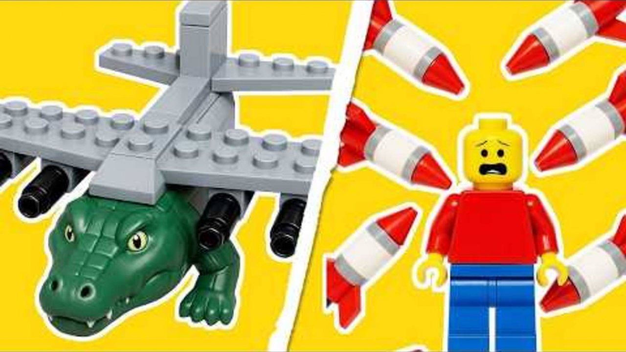Я протестировал оружие LEGO на минифигурке