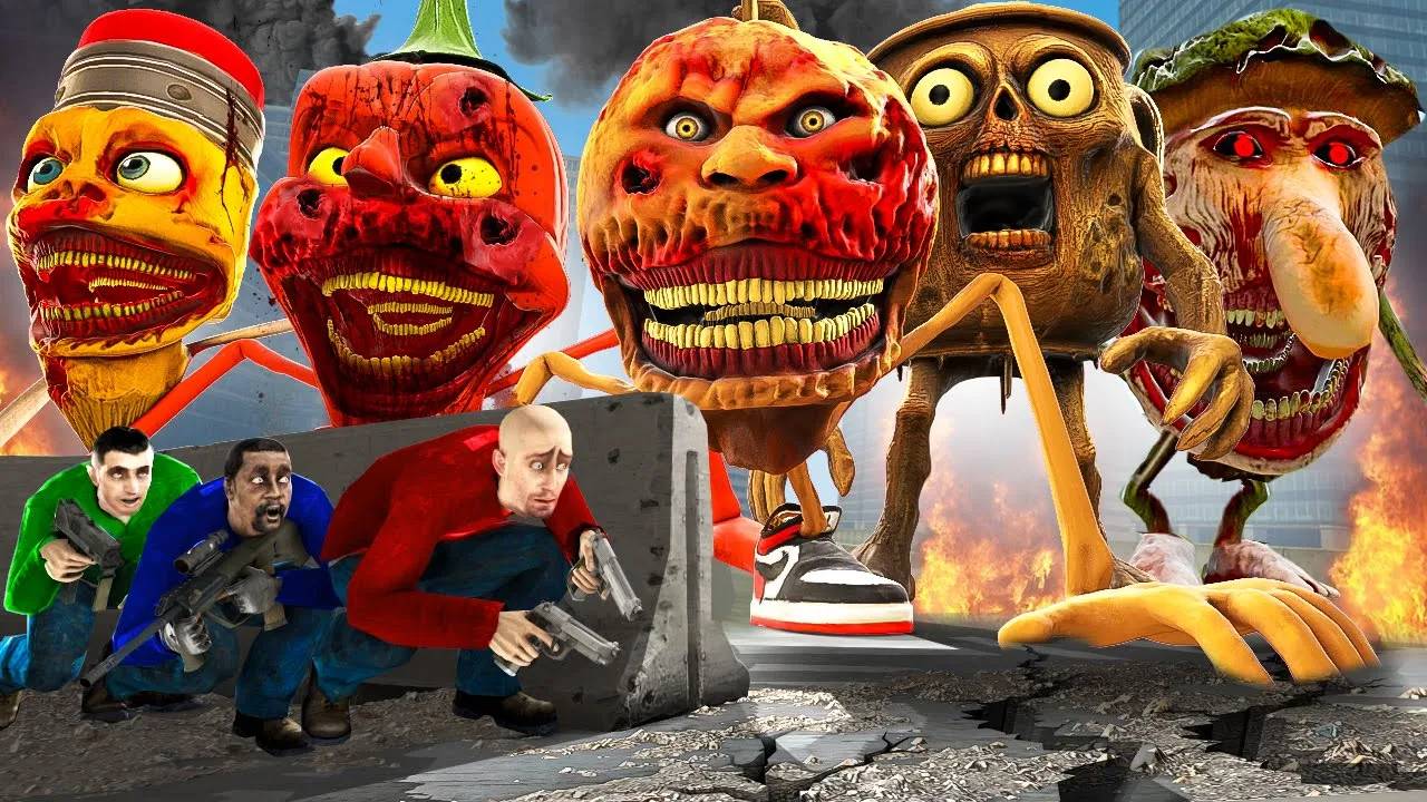 СТРАШНЫЕ БРЕЙНРОТЫ! ИТАЛЬЯНСКИЕ МЕМЫ ОХОТЯТСЯ НА НАС! УГАР И БЕЗУМИЕ В Garry`s Mod