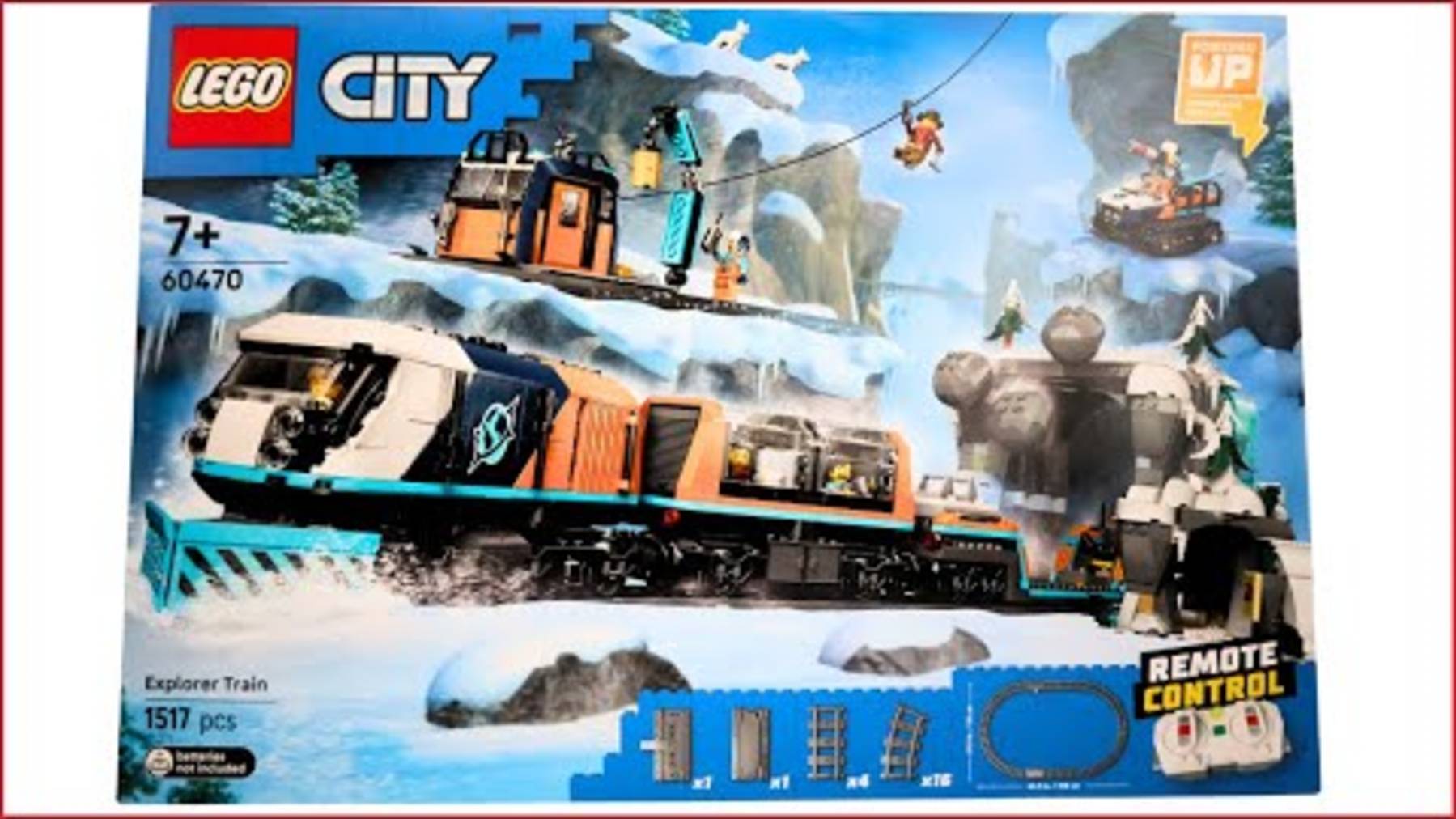 Скоростная сборка поезда-исследователя LEGO City 60470