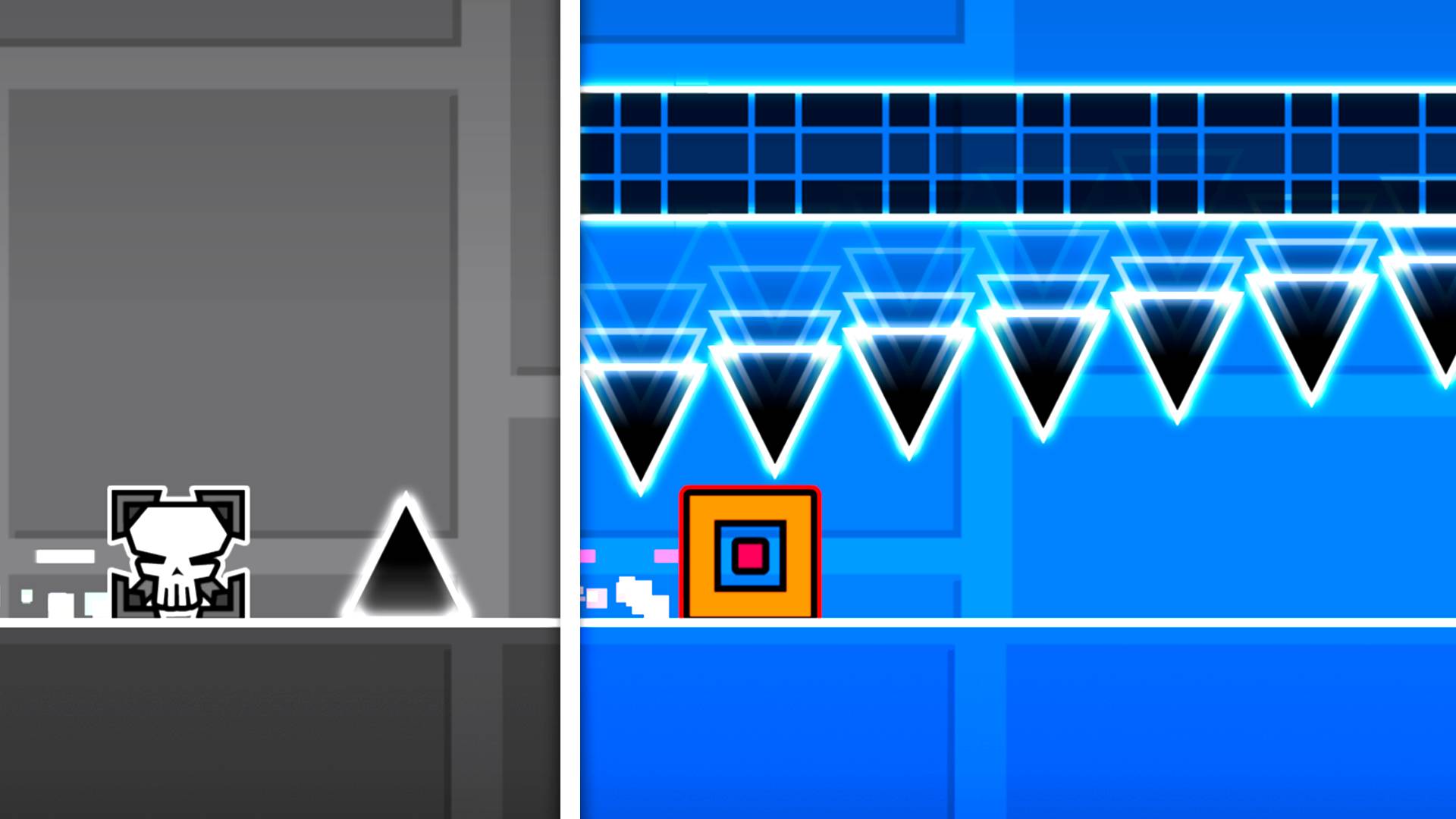 Я Затроллил Друга ЛОВУШКАМИ в БИТВЕ СТРОИТЕЛЕЙ Geometry Dash
