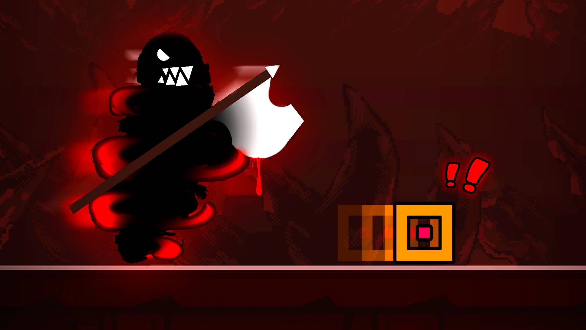 Я сделал ХОРРОР уровень в Geometry Dash 2.2