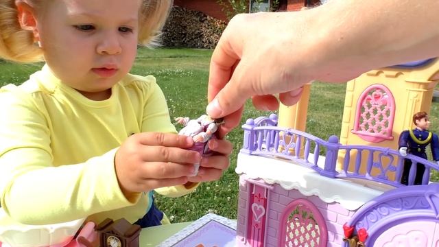 Распаковка игрушки ЗАМОК ПРИНЦЕССЫ Keenway Для Детей UNBOXING toys Disney Princess Castle
