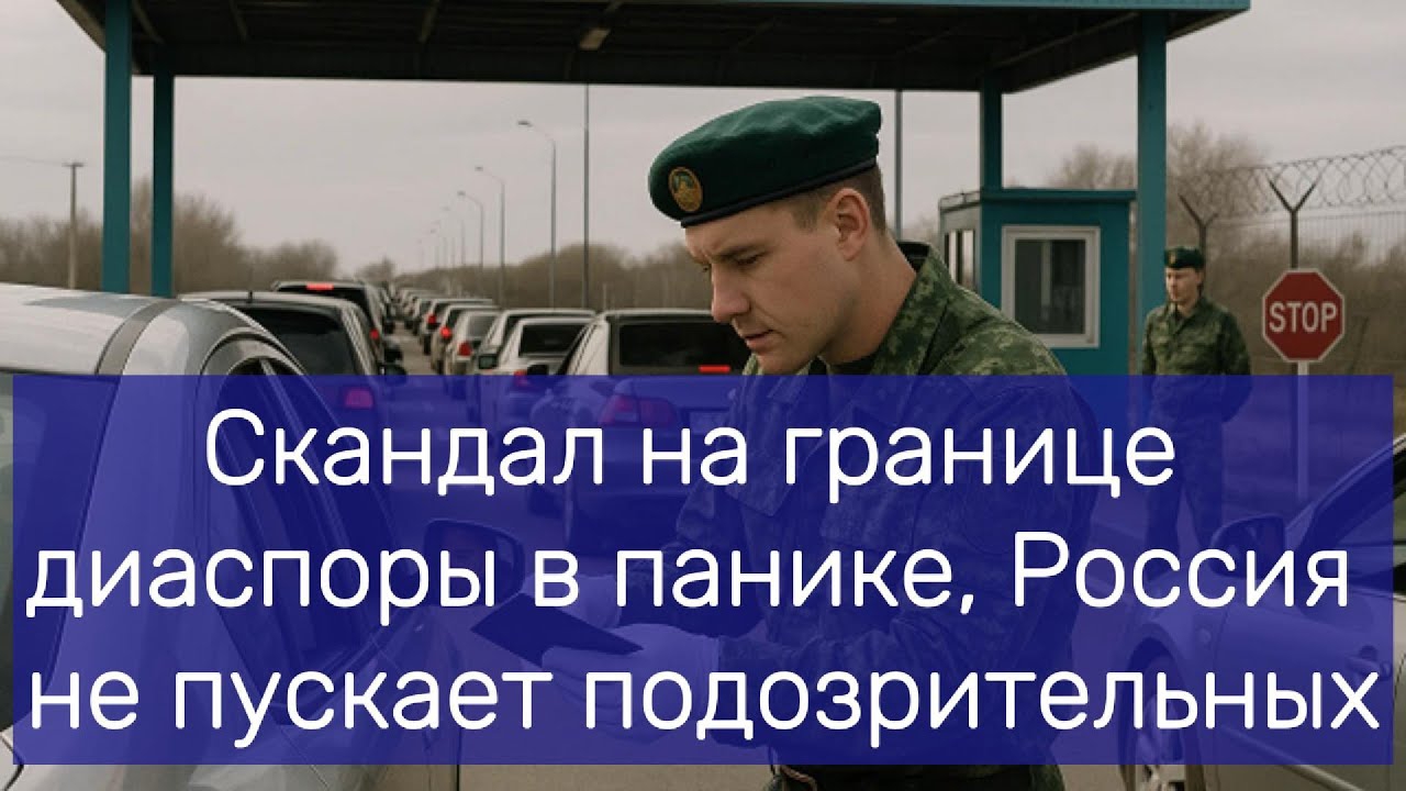 Скандал на границе диаспоры в панике, Россия не пускает подозрительных приезжих