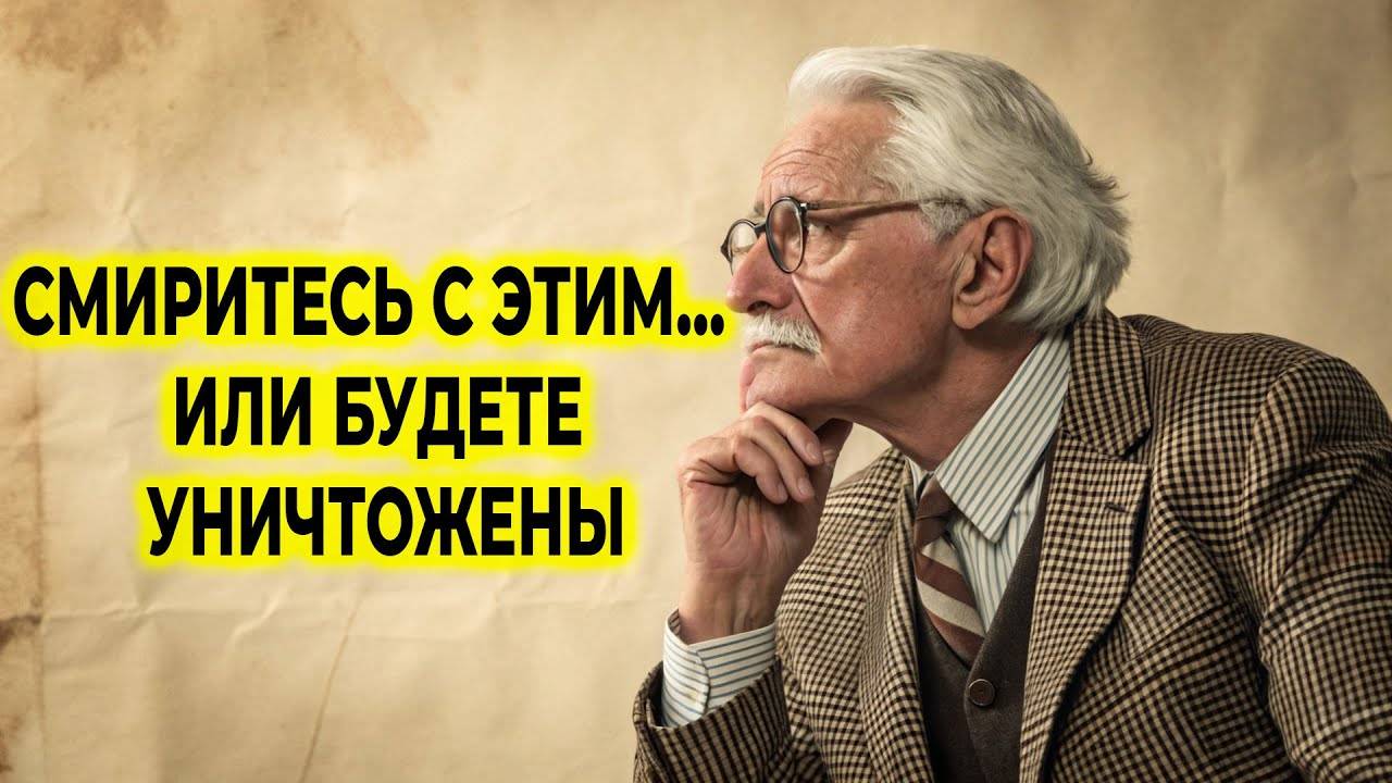 Карл Юнг: СМИРИСЬ ИЛИ БУДЕШЬ УНИЧТОЖЕН