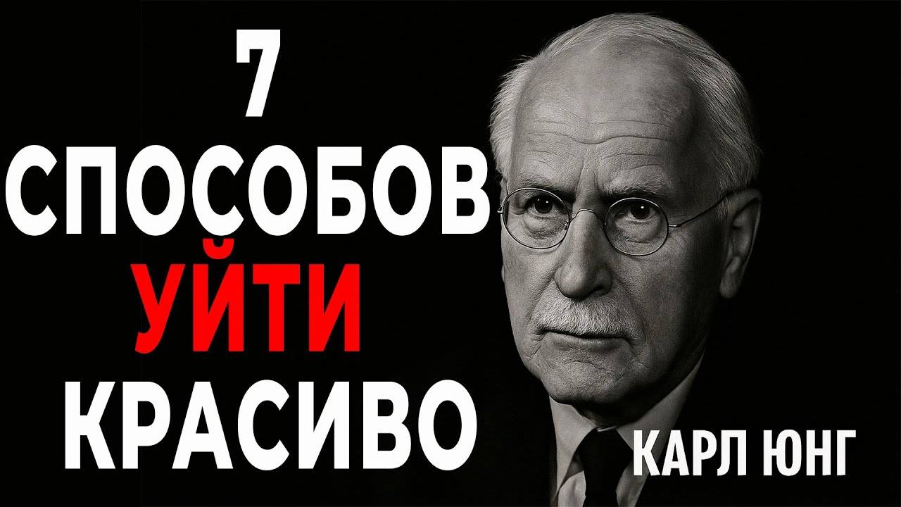 Карл Юнг: 7 СПОСОБОВ УЙТИ КРАСИВО