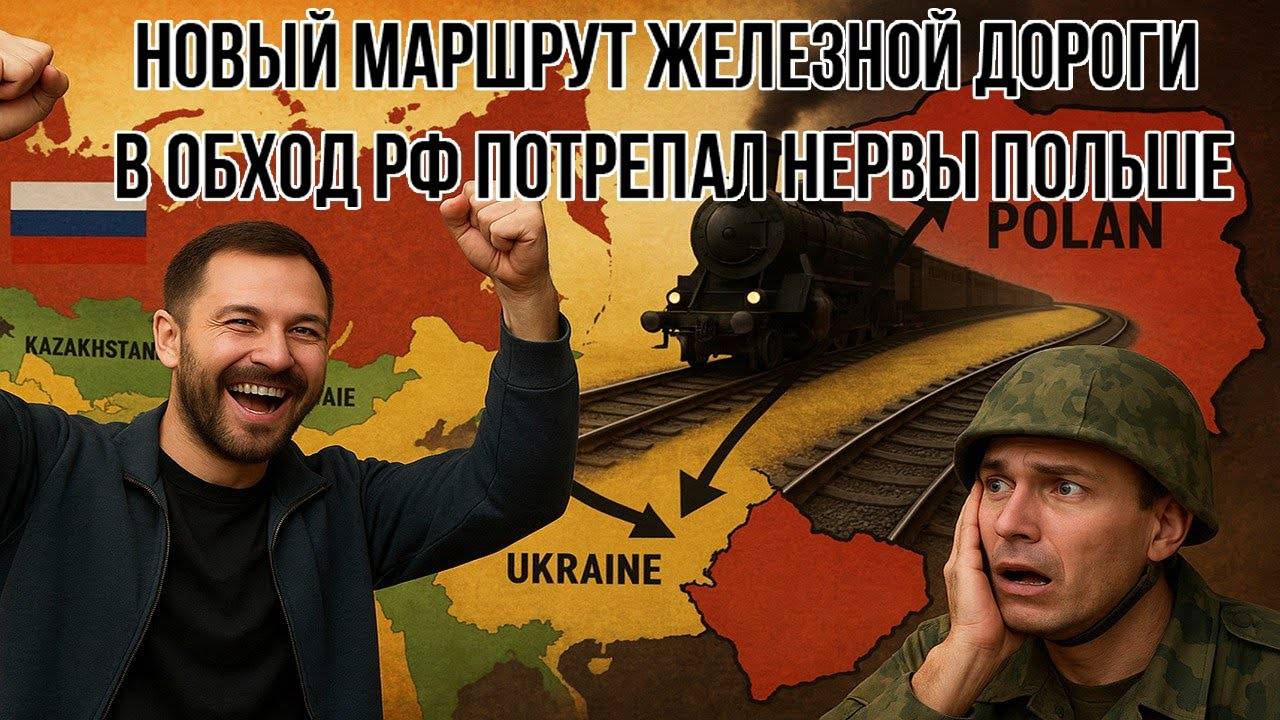 Россияне ликуют! Новый маршрут железной дороги в обход РФ потрепал нервы Польше