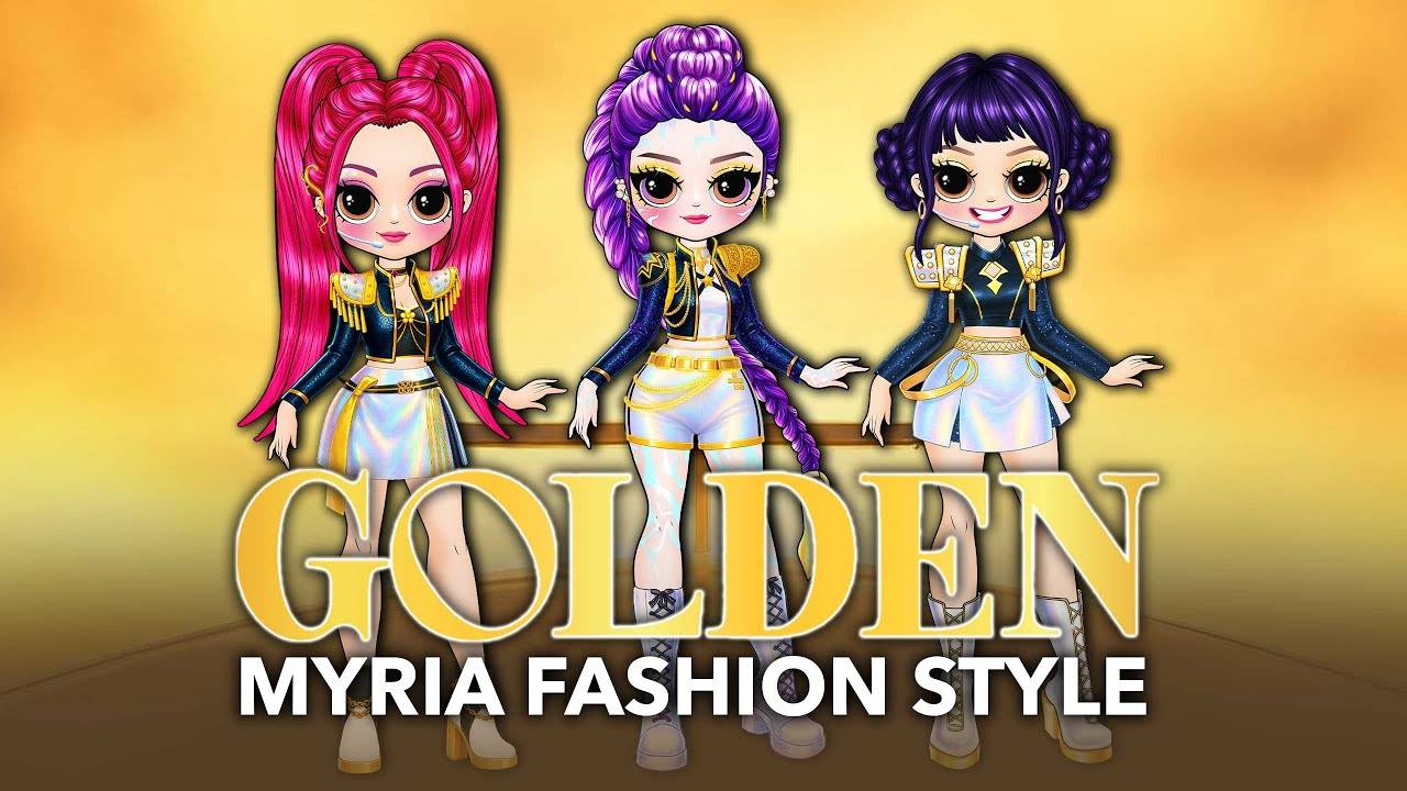 🎵🔥Принцессы-ОХОТНИЦЫ на ДЕМОНОВ из K-POP-группы предстают в образе Хантрикс в ЗОЛОТОМ видеоролике!