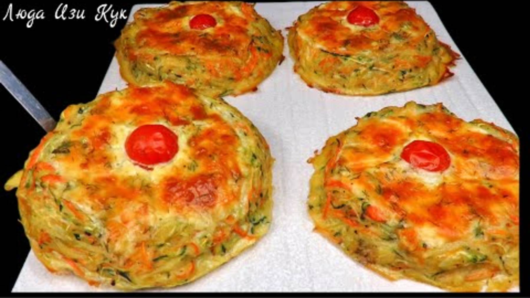Как вкусно приготовить кабачки в духовке Гнезда из кабачков сырная начинка картофель