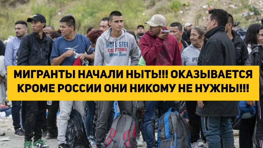 МИГРАНТЫ НАЧАЛИ НЫТЬ!!! ОКАЗЫВАЕТСЯ КРОМЕ РОССИИ ОНИ НИКОМУ НЕ НУЖНЫ!!!