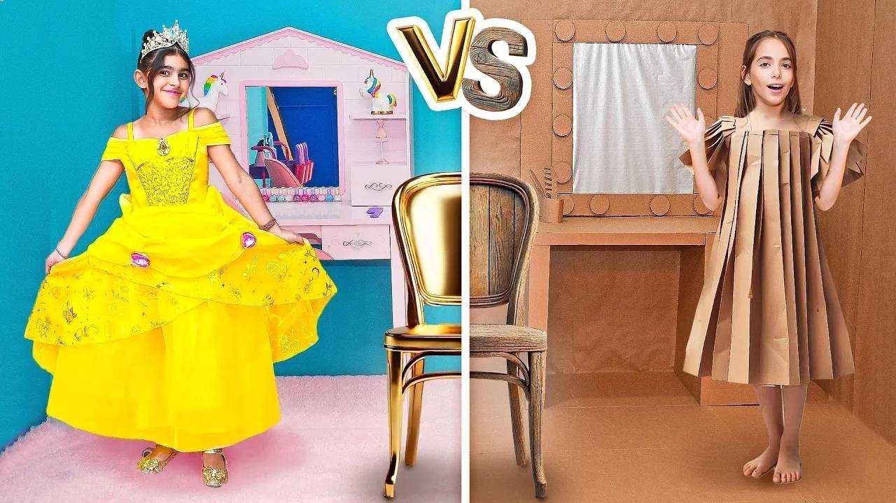 Богатая Принцесса VS Бедная Принцесса