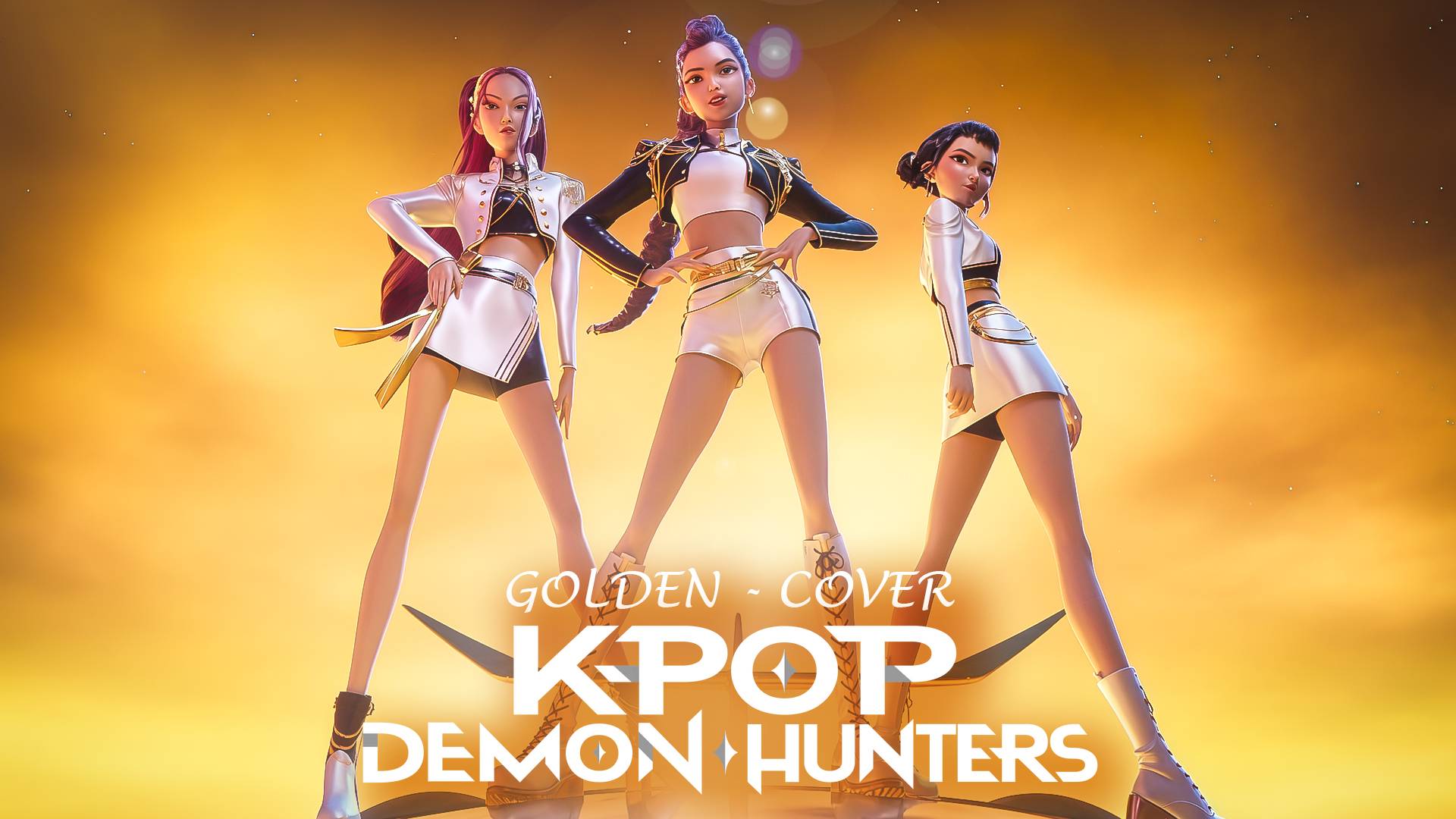 Huntrix - Golden (feat. Rumi, Mira, Zoey) K-Pop Demon Hunters - NEW COVER in 4k