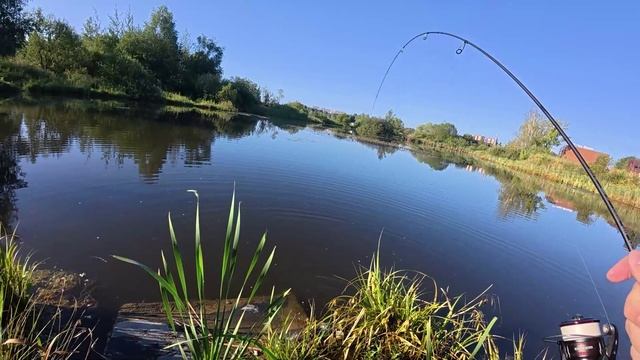 КРУПНЫЙ КАРАСЬ НА МОРМЫШКУ. Рыбалка на спиннинг. Мормышинг