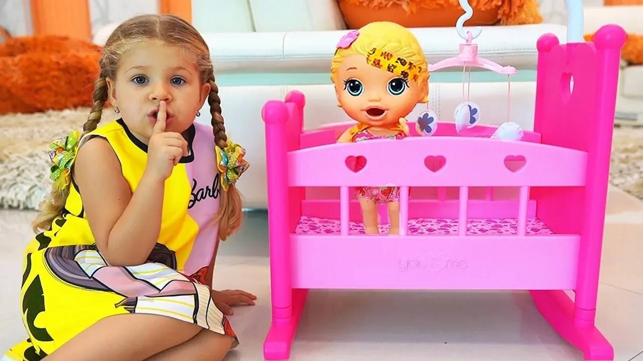 Диана и Кукла Лилу играют в прятки! Супер веселый день с Baby Alive