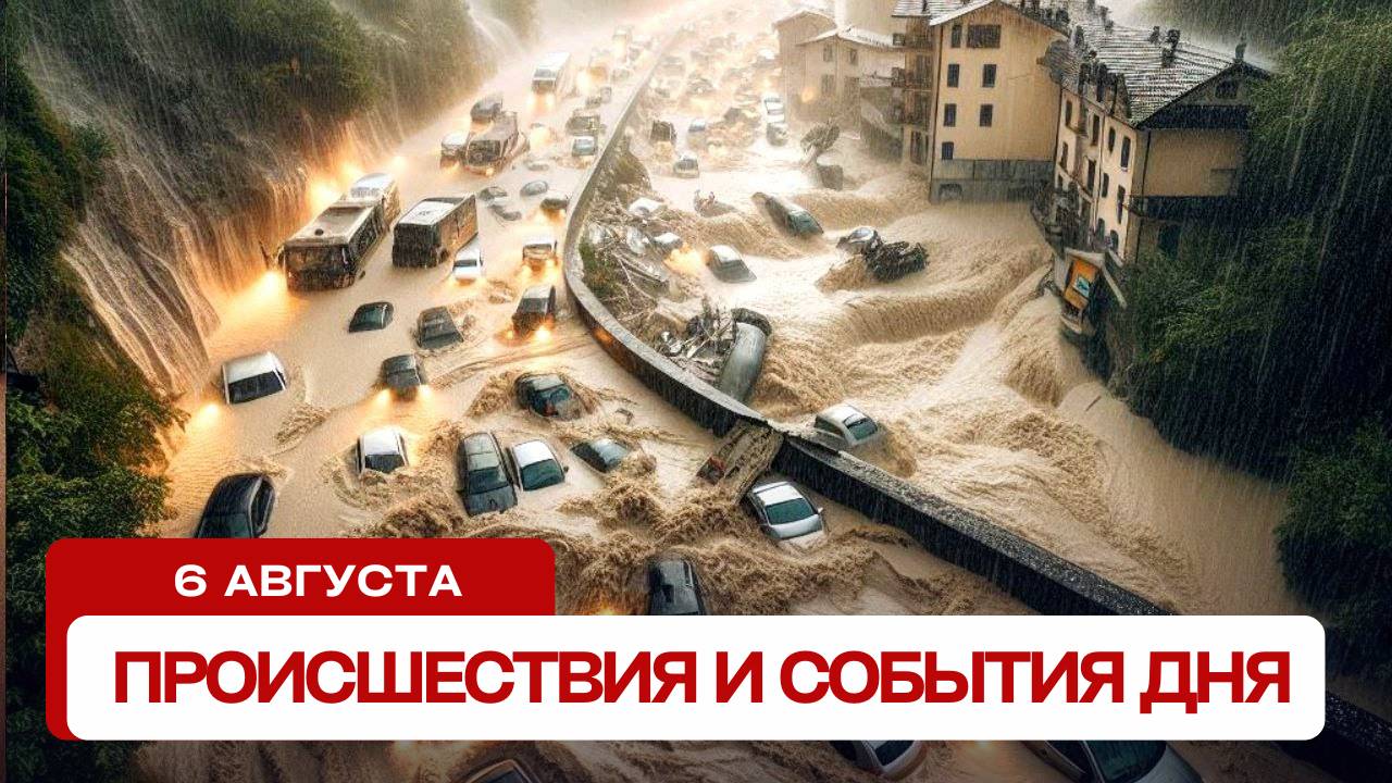 Новости сегодня 06.08.2025. Катаклизмы за день, ЧП, события дня!