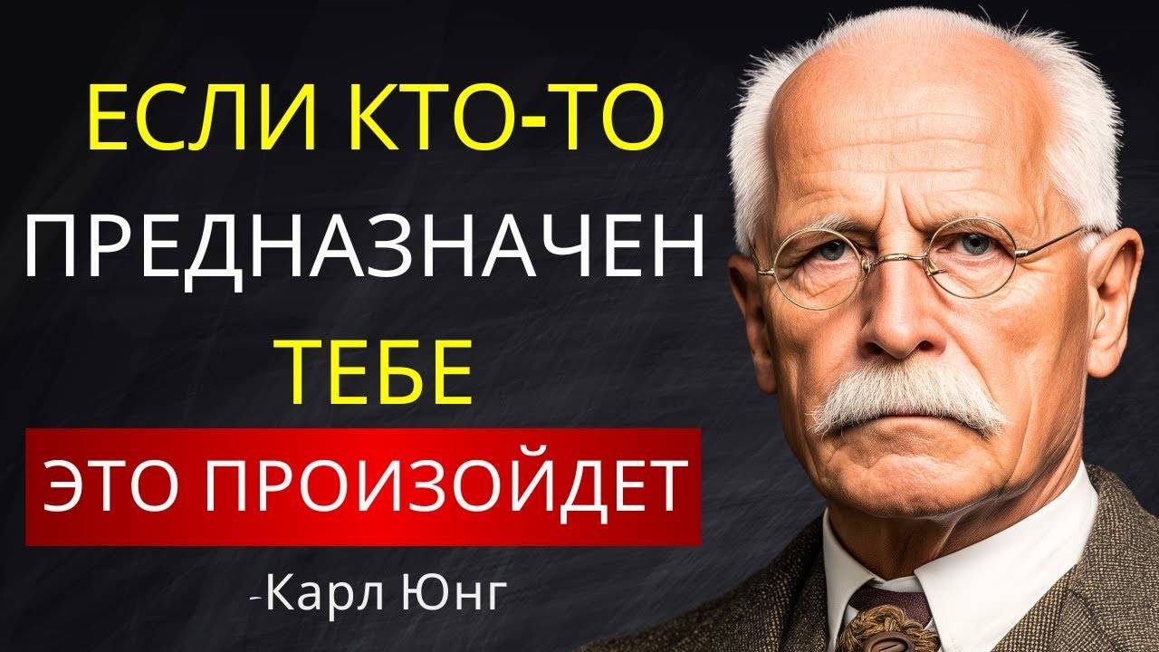 Карл Юнг: ЕСЛИ КТО-ТО ПРЕДНАЗНАЧЕН ТЕБЕ, ЭТО ПРОИЗОЙДЕТ