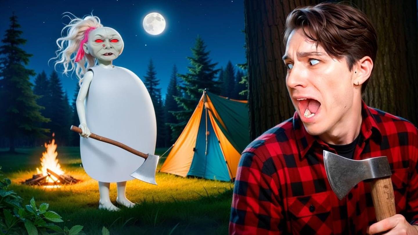 ПРЯЧУСЬ 99 НОЧЕЙ ОТ БАБКИ АЛЛКИ В ЛЕСУ!😱 В ГОСТЯХ У БАБУЛИ НА СЕКРЕТНОМ ЗАДАНИИ