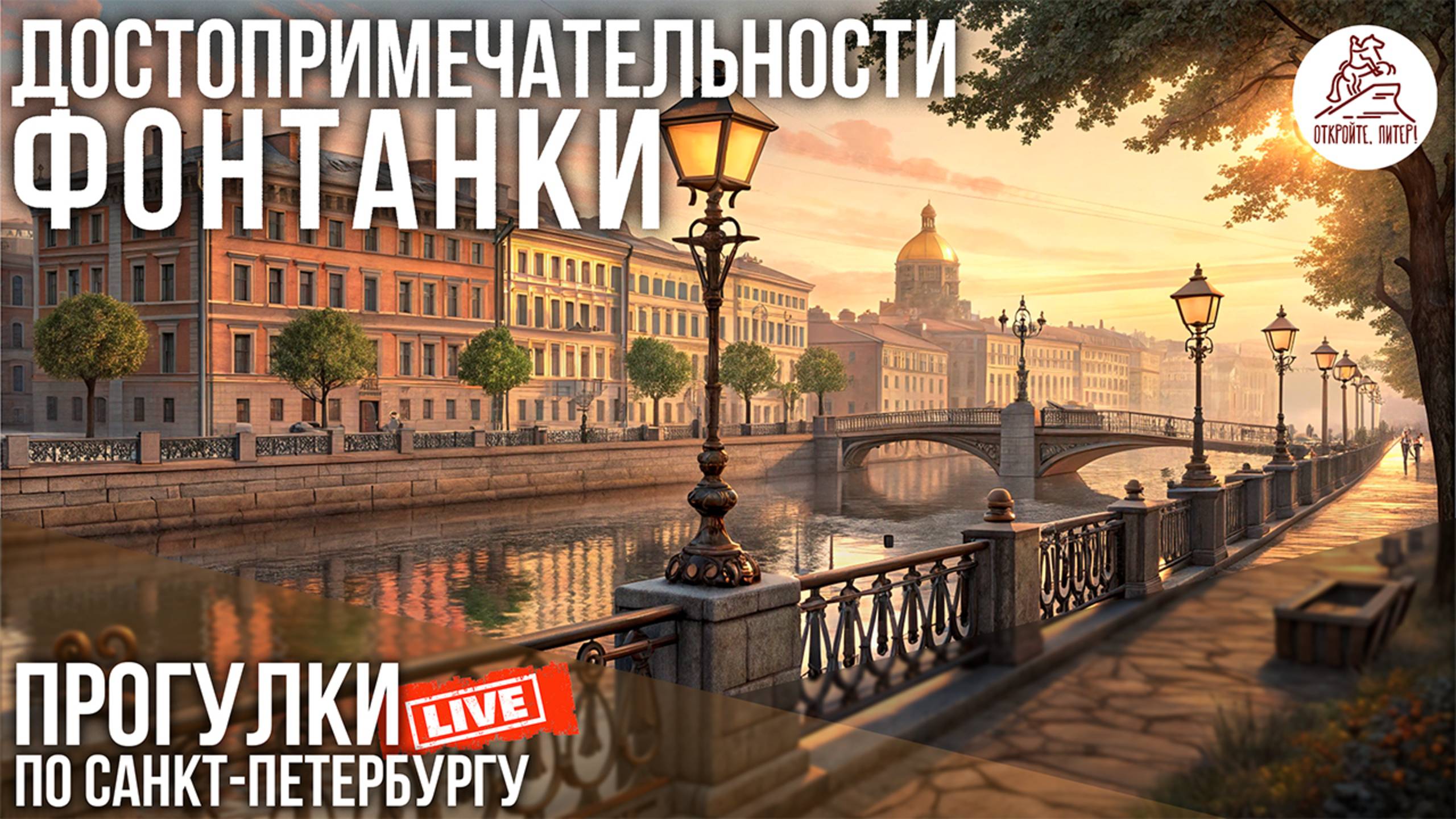 10 достопримечательностей Фонтанки. Маршрут по набережной. ПИТЕР #LIVE