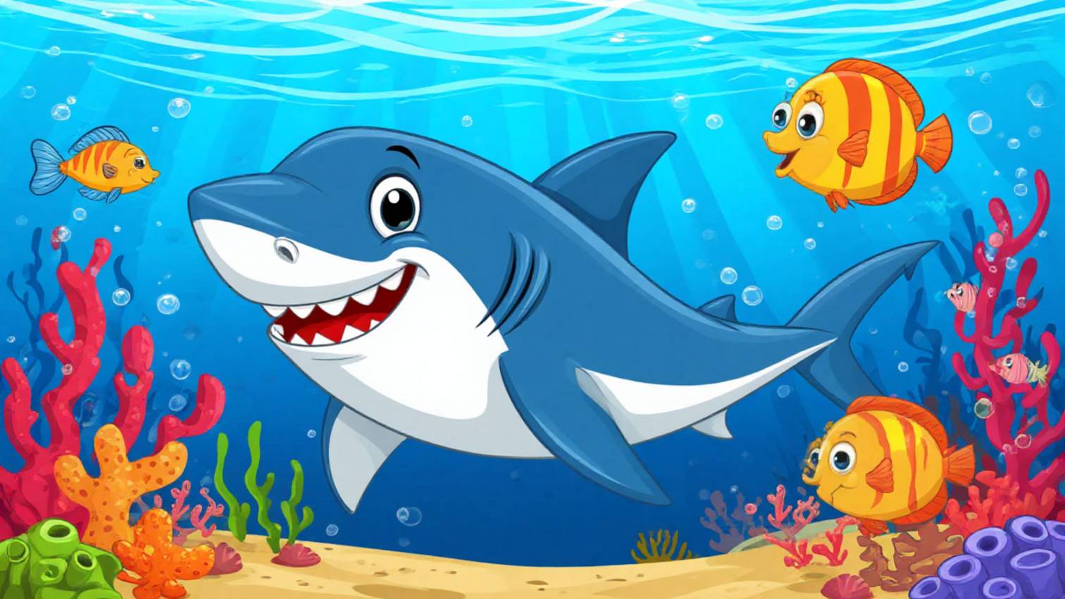 Самый Популярный Мультик Про Акулёнка, семью и его друзей Baby Shark Тренд Для Детей 2025 Онлайн