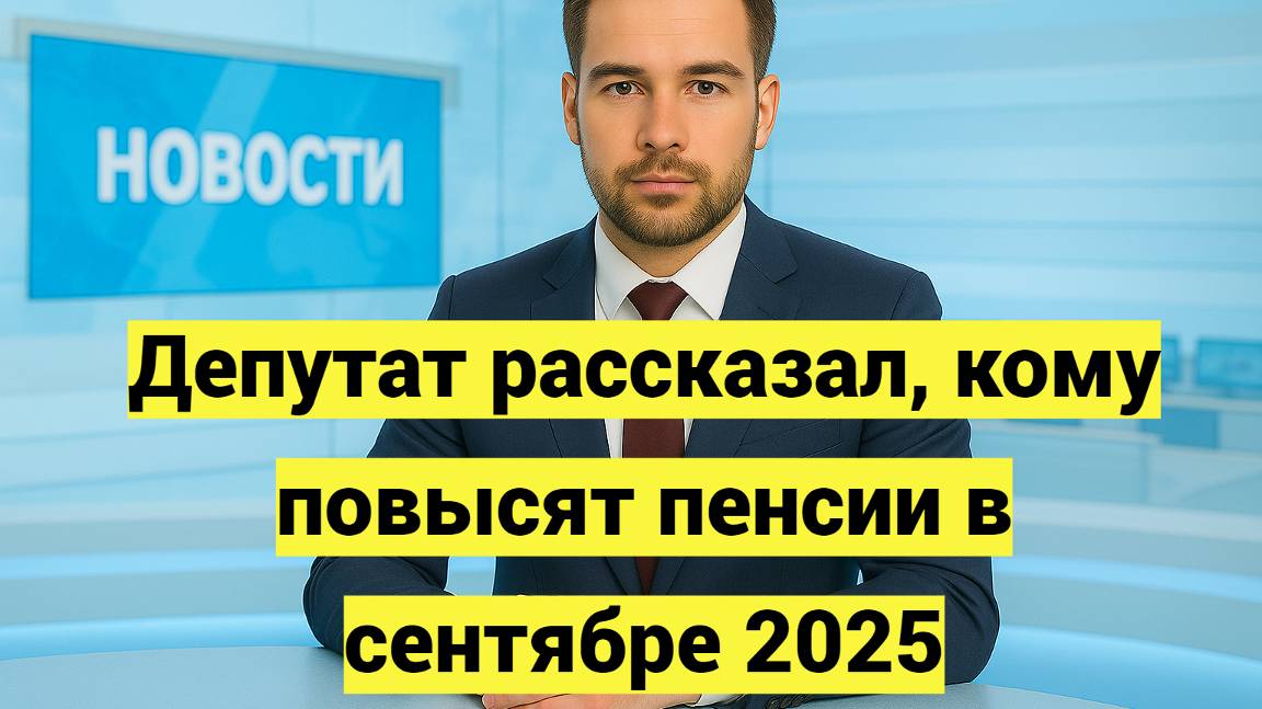 Депутат рассказал, кому повысят пенсии в сентябре 2025