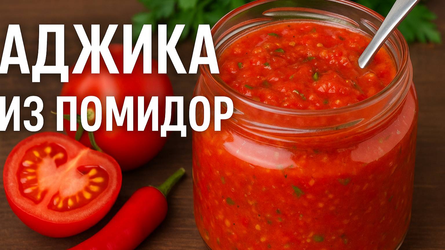 ДОМАШНЯЯ ОСТРАЯ АДЖИКА из помидор на зиму! Рецепт очень вкусной аджики! Вкусная Острая аджика дома!