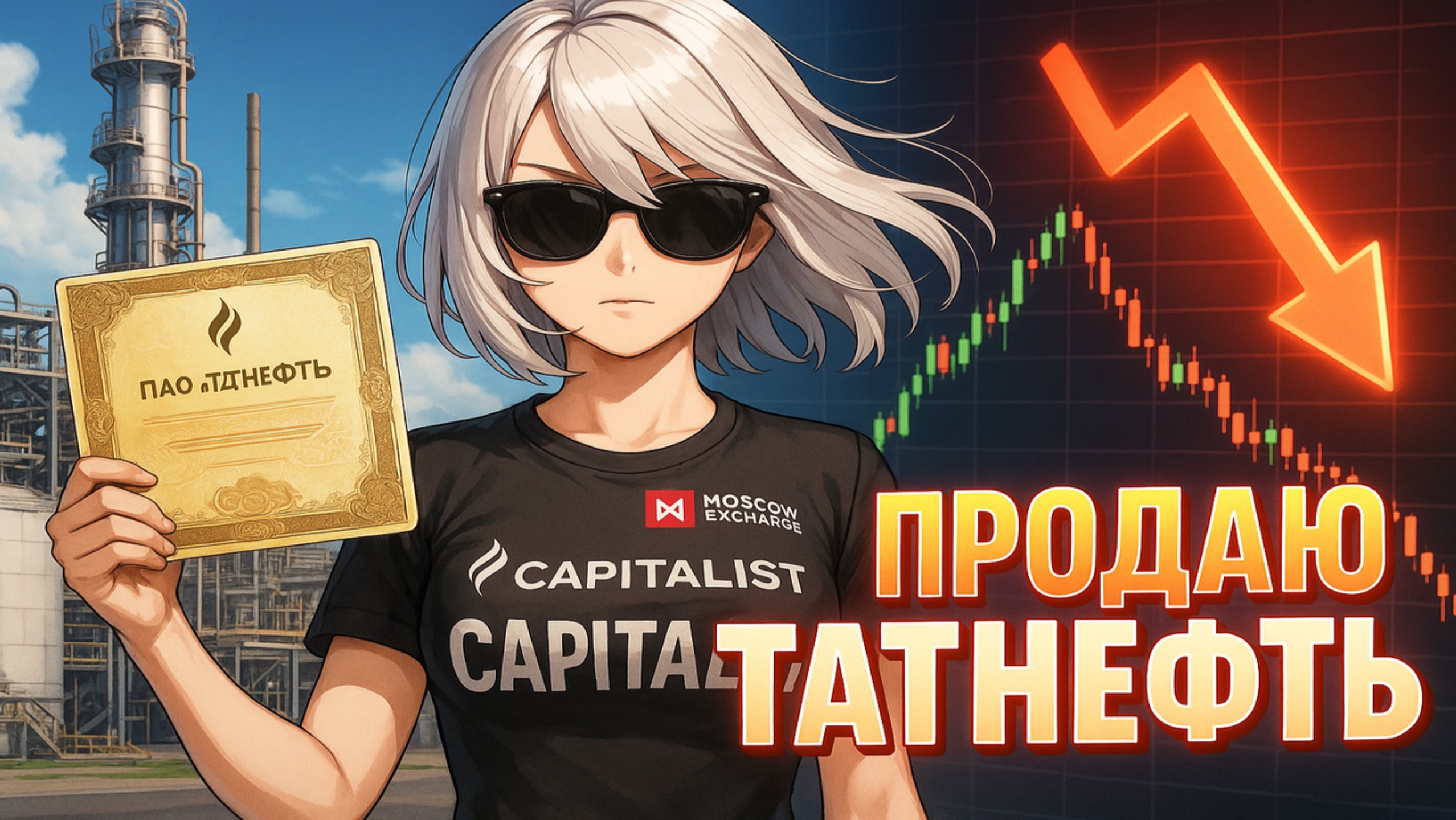 Продаем  Акции Татнефть? 🥹
