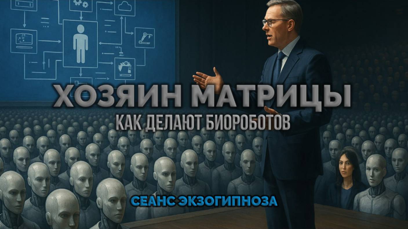 ХОЗЯИН МАТРИЦЫ. КАК ДЕЛАЮТ БИОРОБОТОВ: СЕАНС ЭКЗОГИПНОЗА