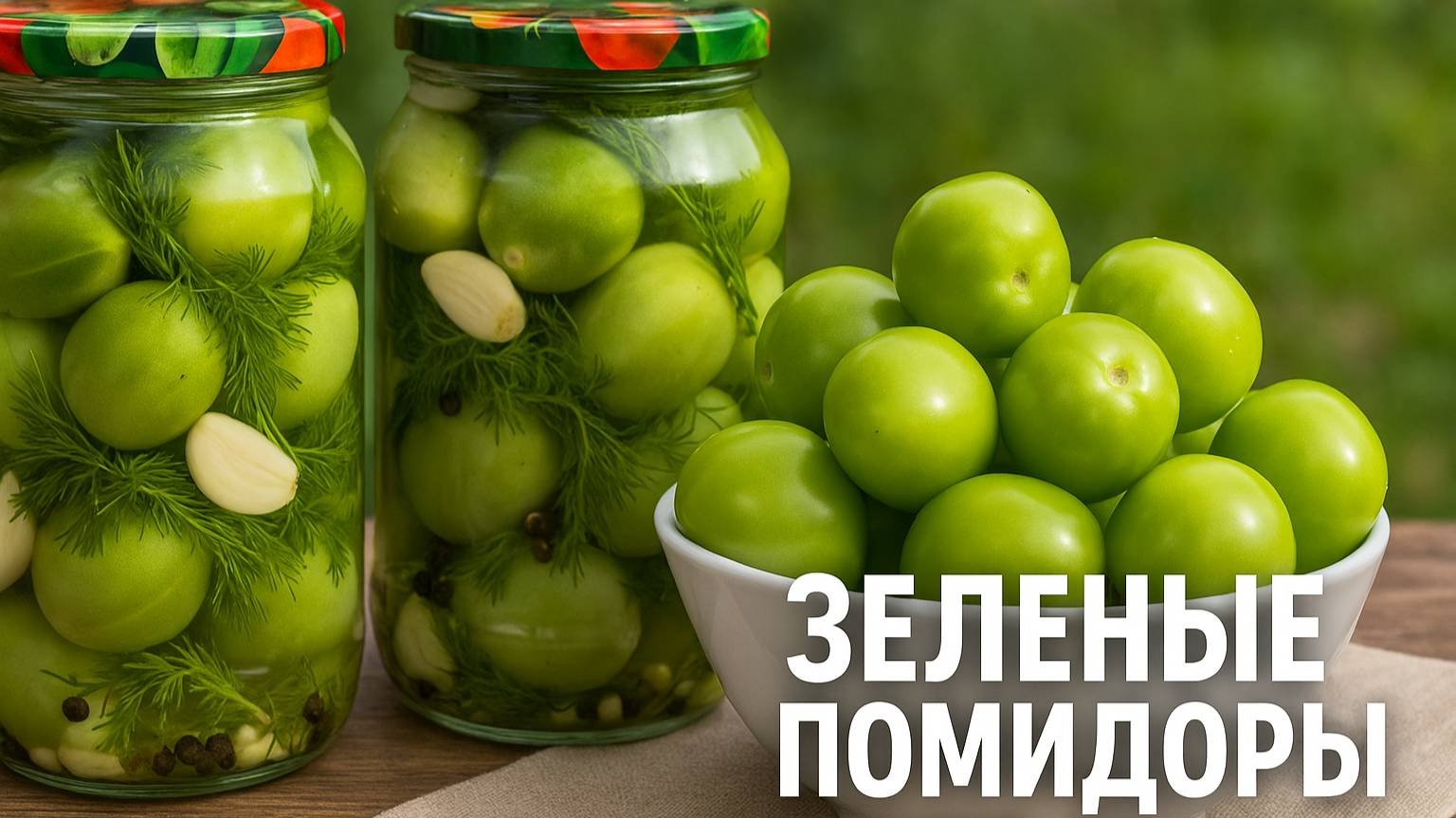 ЗЕЛЕНЫЕ ПОМИДОРЫ на зиму! Обалденно вкусные! Улетают ПЕРВЫМИ! Рецепт засолки зелёных помидор!