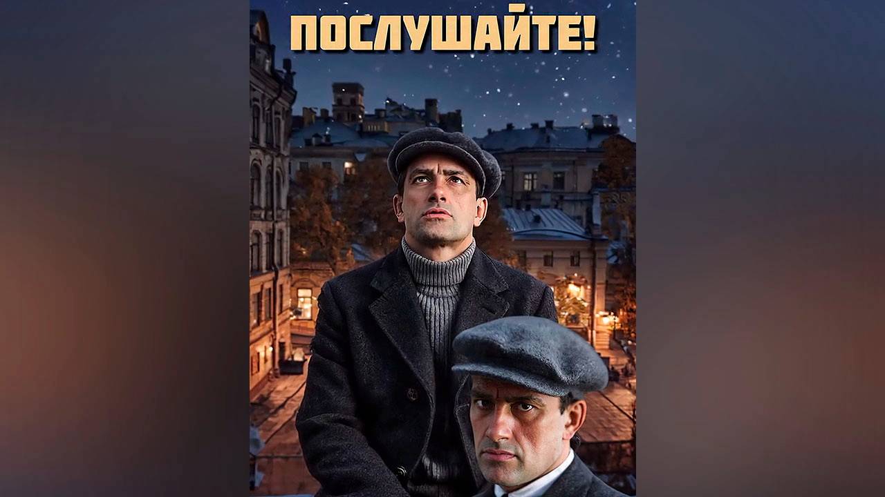 Владимир Маяковский - Послушайте! (ИИ кавер)