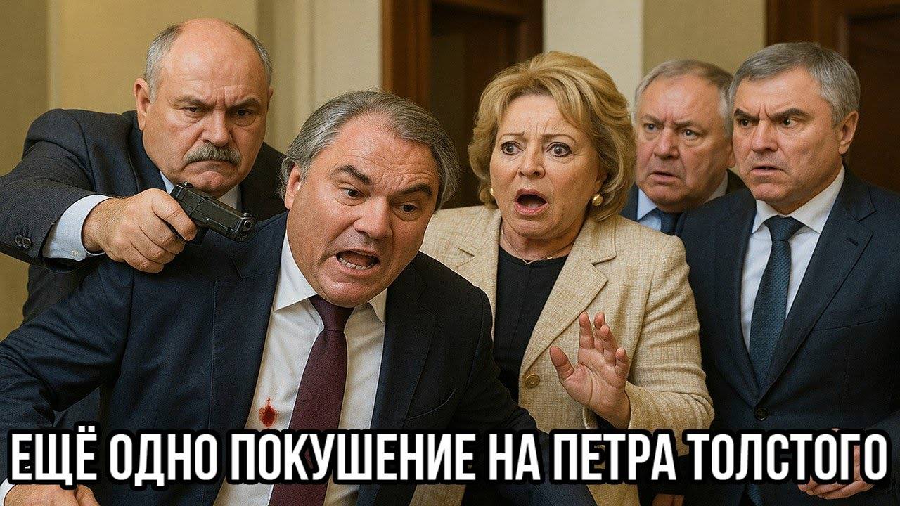 Ещё одно покушение на Петра Толстого! Заказчик-исполнитель Затулин, Матвиенко под подозрением!