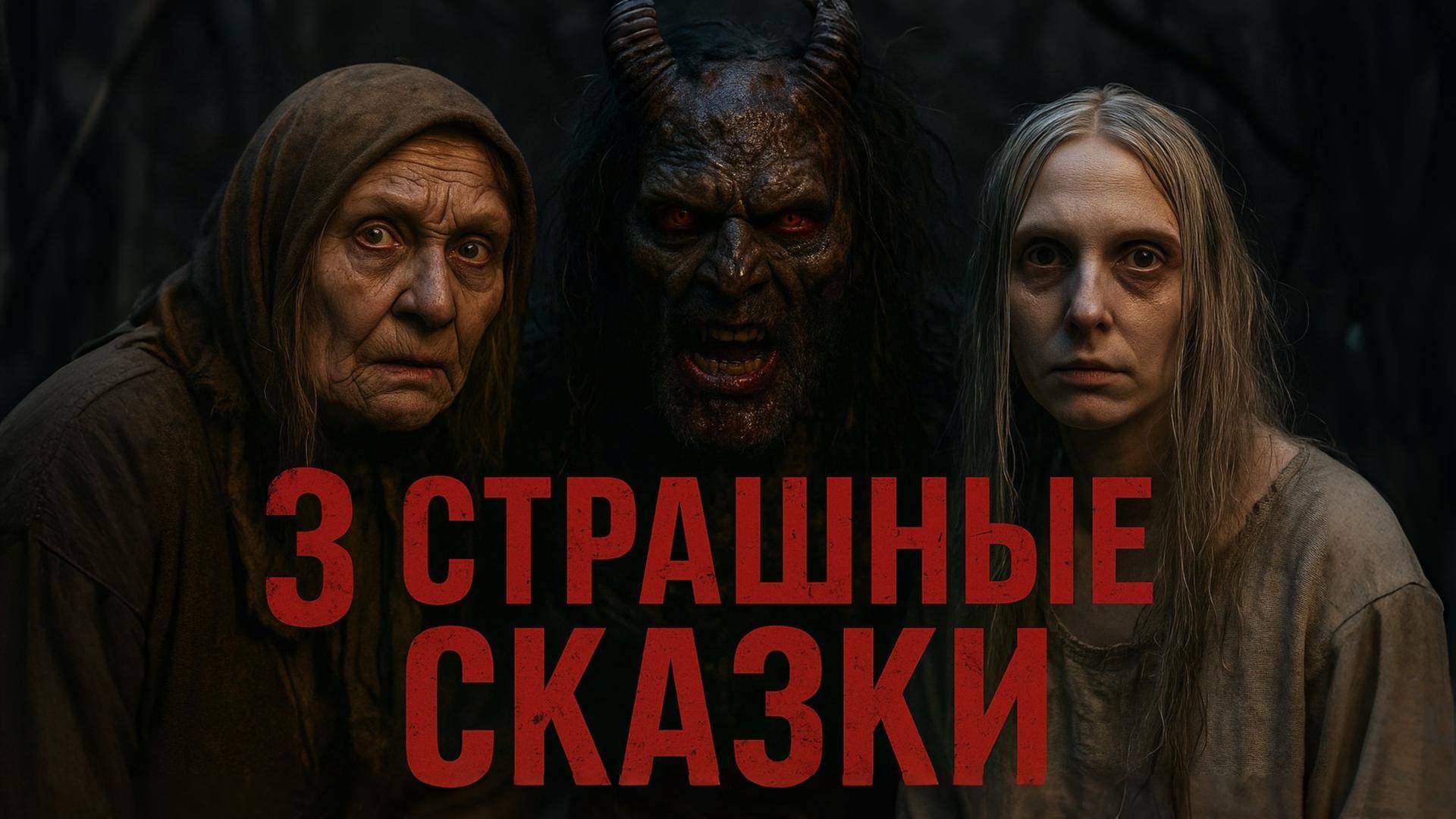 3 СТРАШНЫЕ СКАЗКИ. Рожки да ножки, пойдем со мной, месть ведьмы. Страшные истории на ночь.