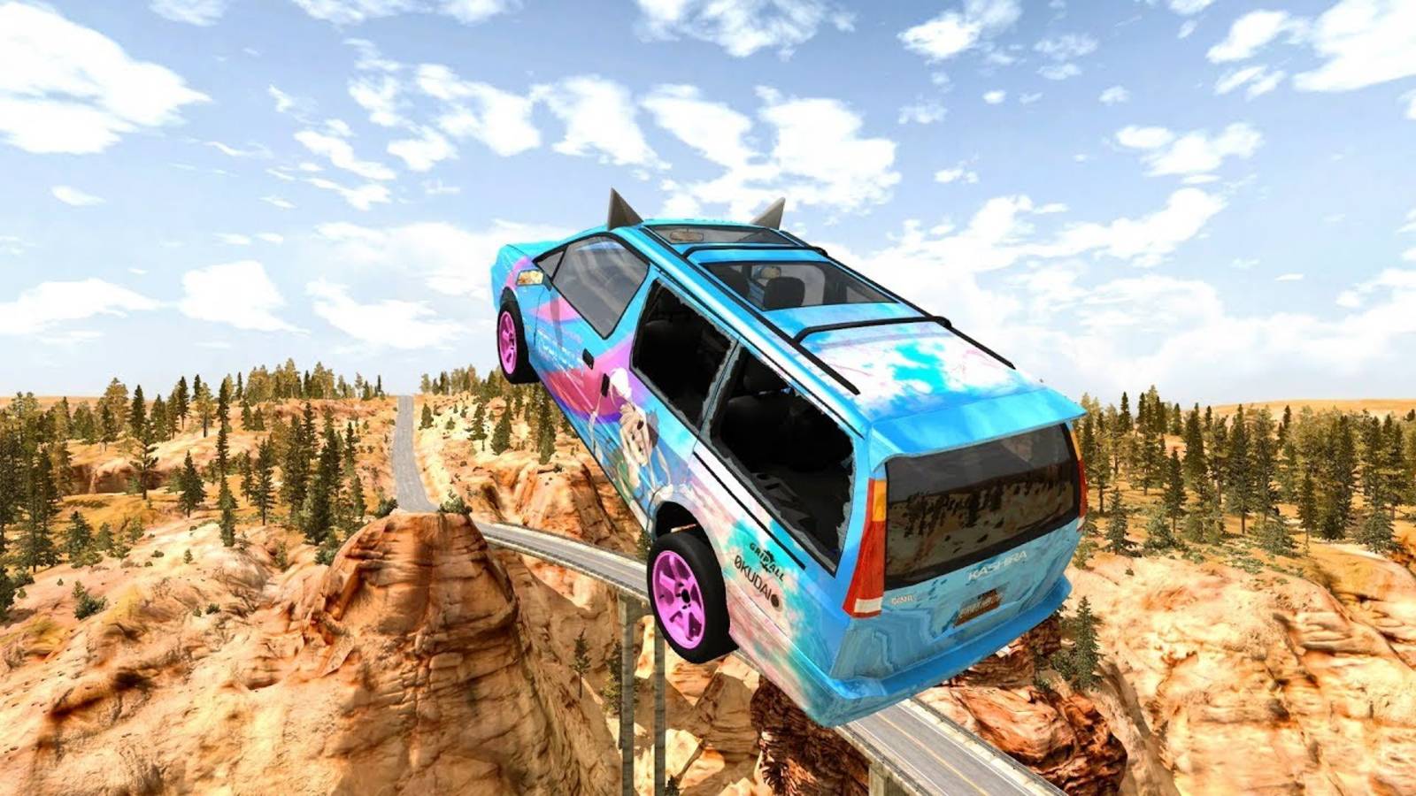 Эпические мега прыжки #57 – BeamNG Drive Аварии