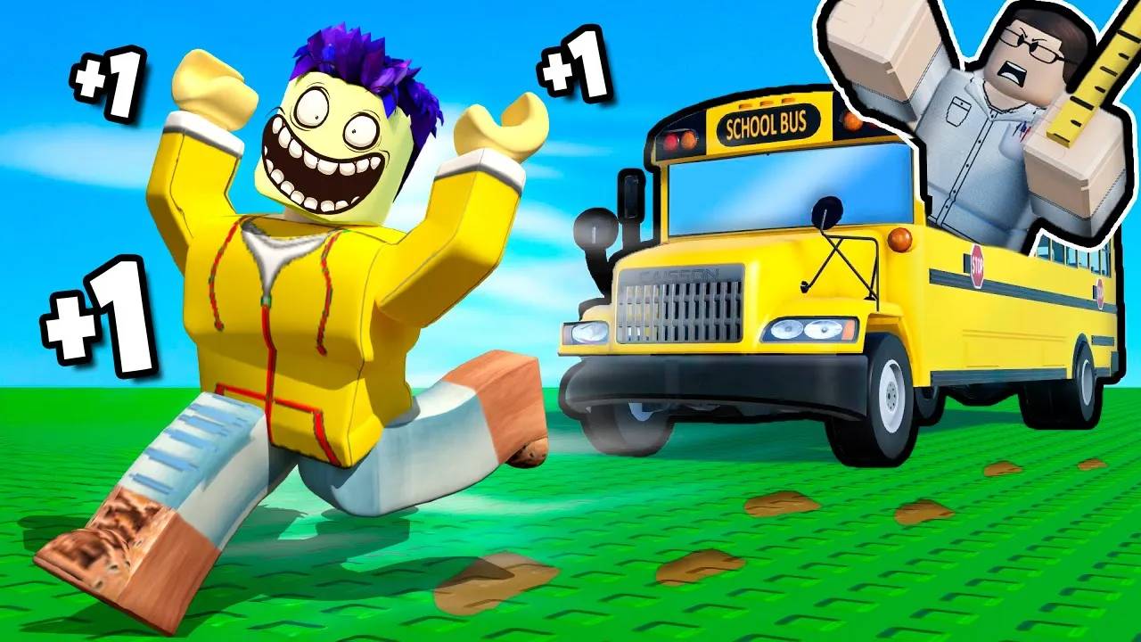 КАЖДУЮ СЕКУНДУ +1 СКОРОСТЬ , ЧТОБЫ СБЕЖАТЬ ИЗ ШКОЛЫ В ROBLOX